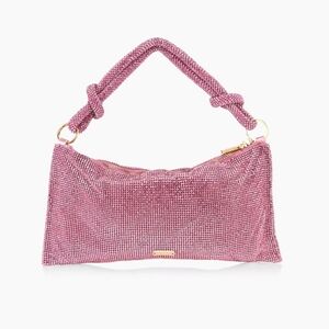 Cult Gaia Nano Hera Rhinestone Mesh Shoulder Bag